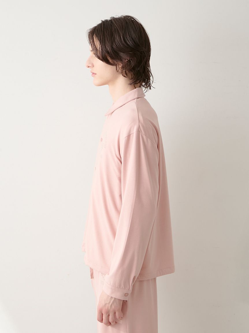 GELATO PIQUE HOMME「【HOMME】レーヨンカレッジロゴシャツ」|シャツ・ブラウス|