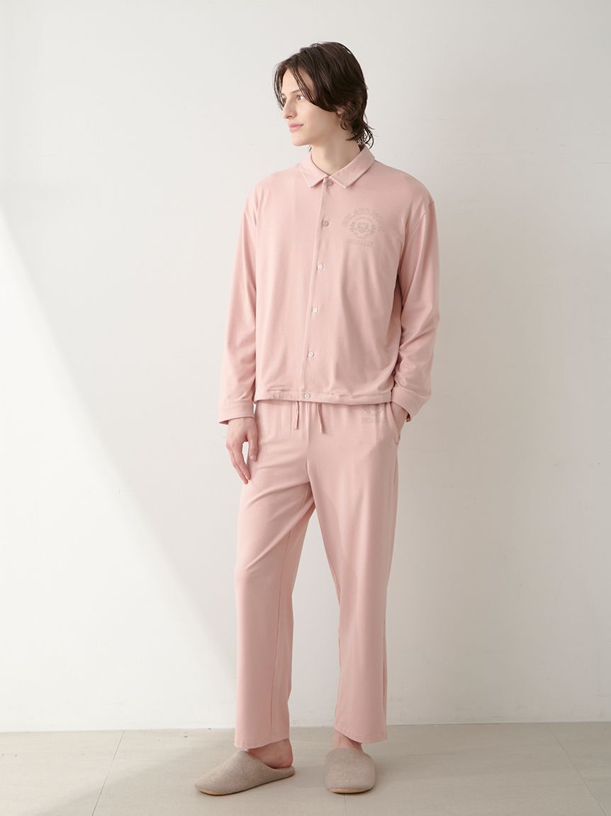 GELATO PIQUE HOMME「【HOMME】レーヨンカレッジロゴシャツ」|シャツ・ブラウス|