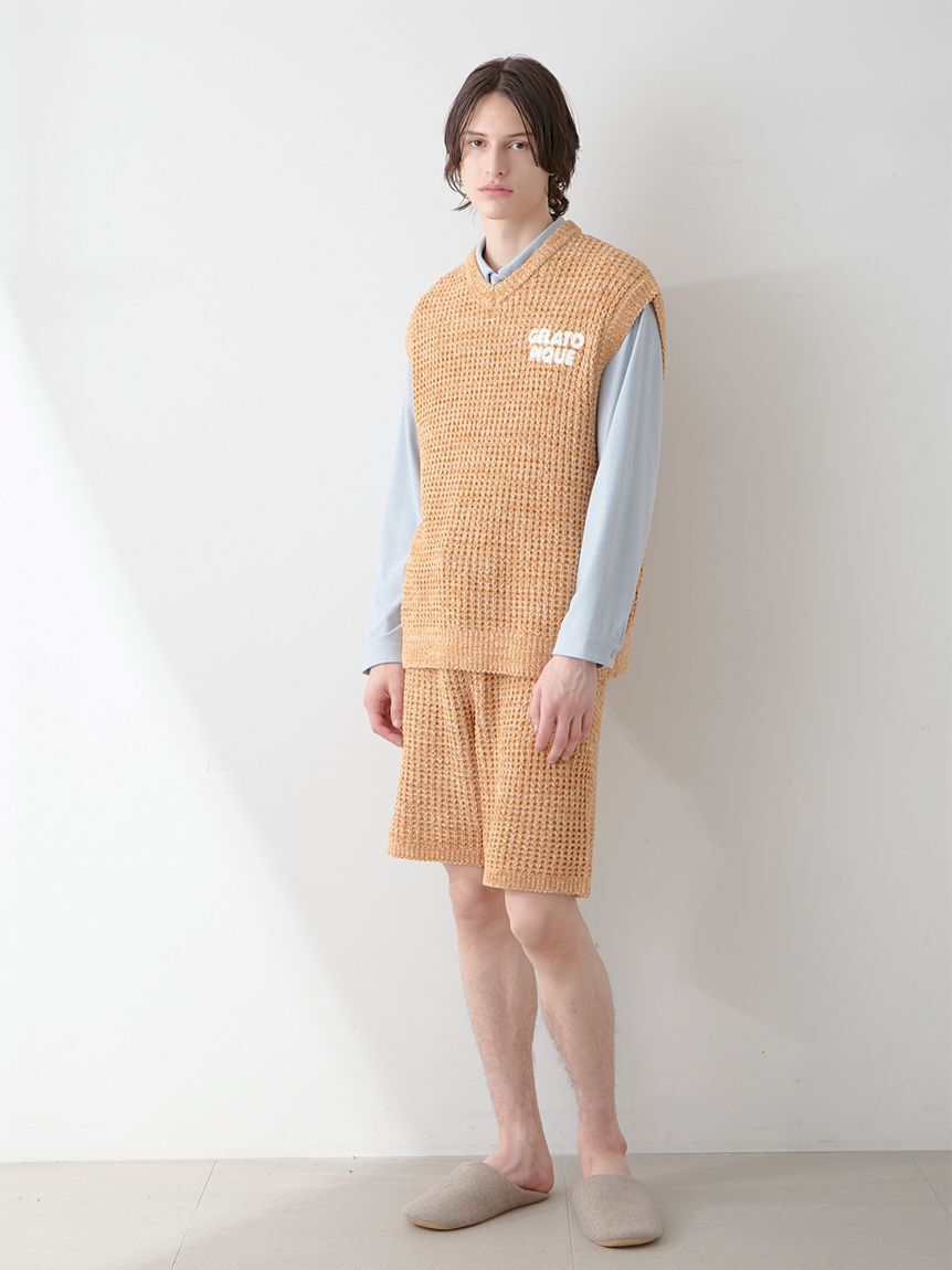 GELATO PIQUE HOMME「【HOMME】レーヨンカレッジロゴシャツ」|シャツ・ブラウス|