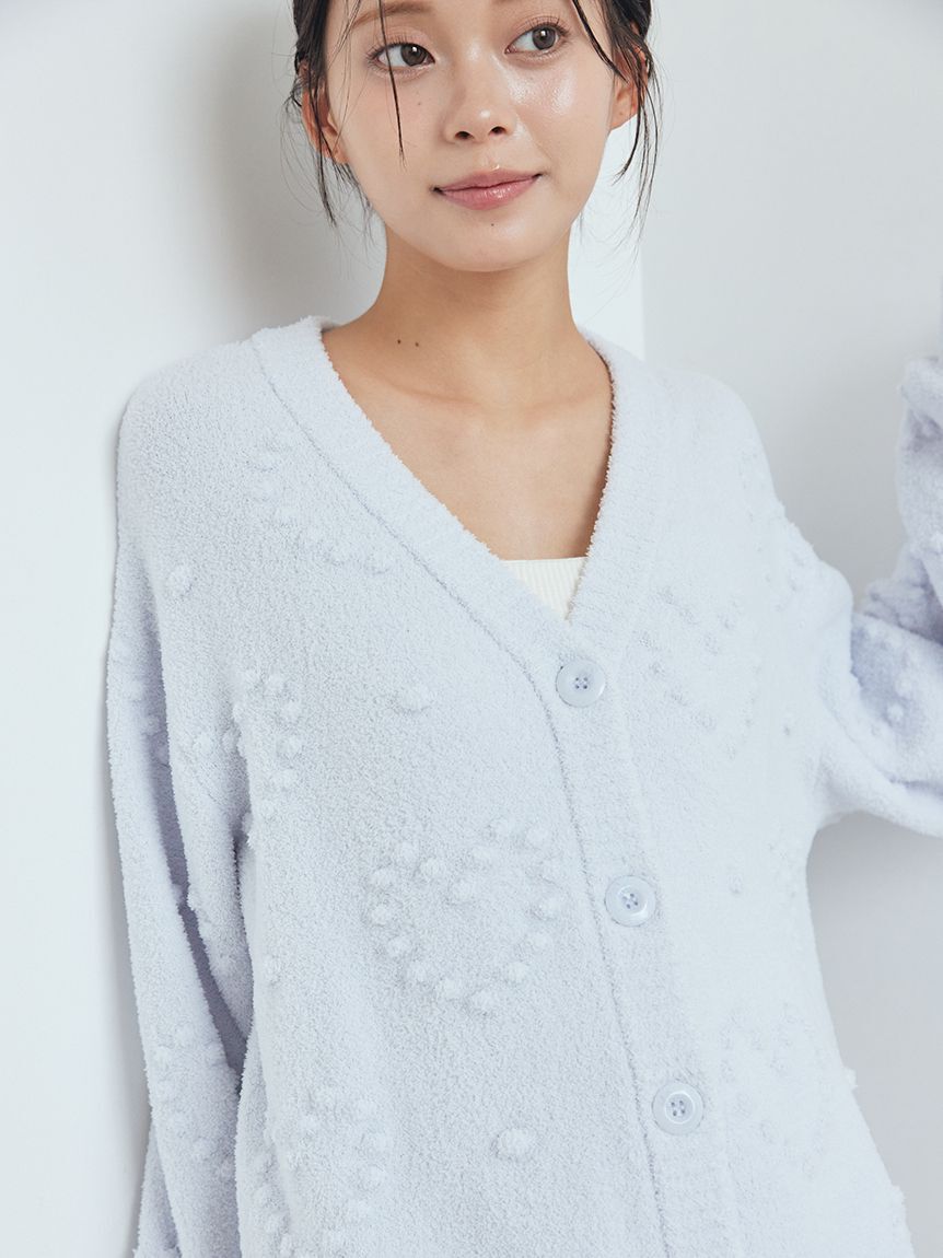gelato pique「ハート柄カーディガン」|ルームウェア|