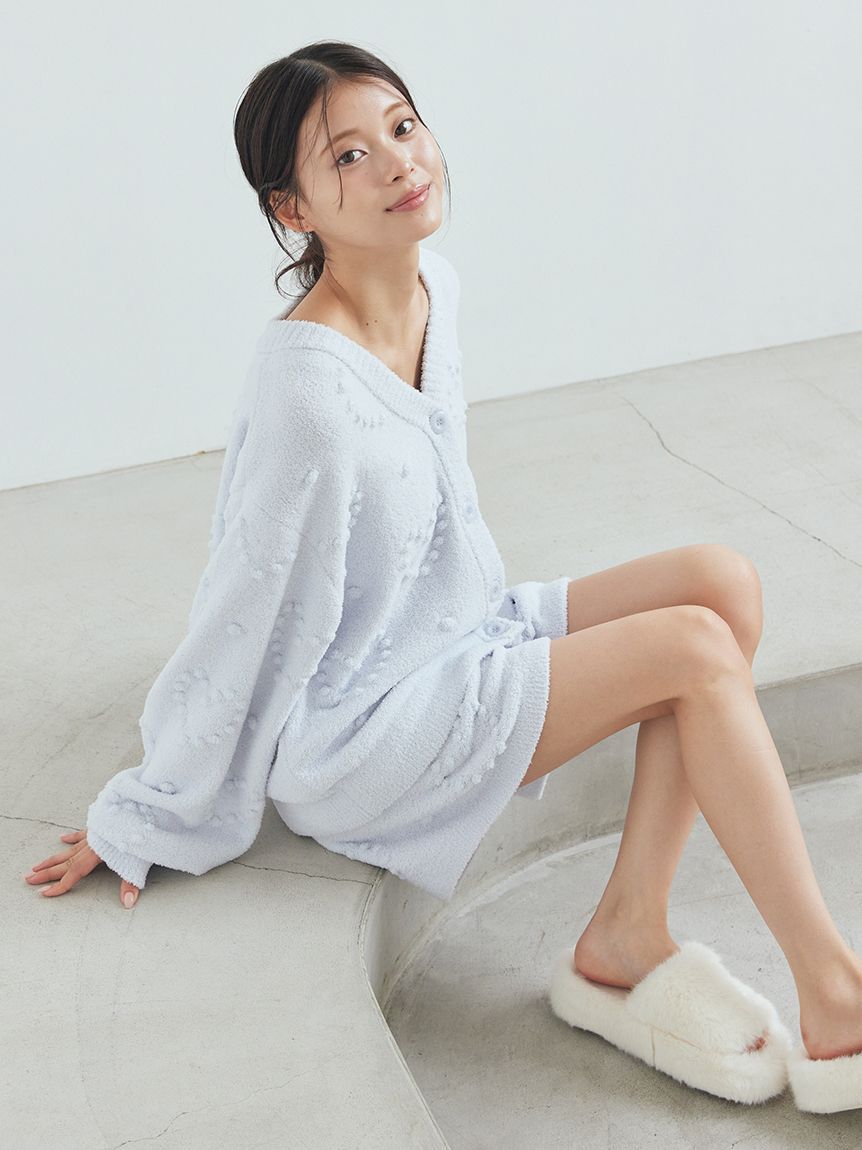 gelato pique「ハート柄カーディガン」|ルームウェア|