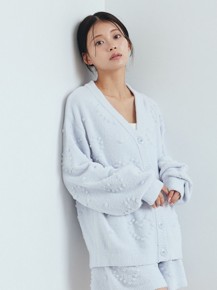 gelato pique「ハート柄カーディガン」|ルームウェア|BLU