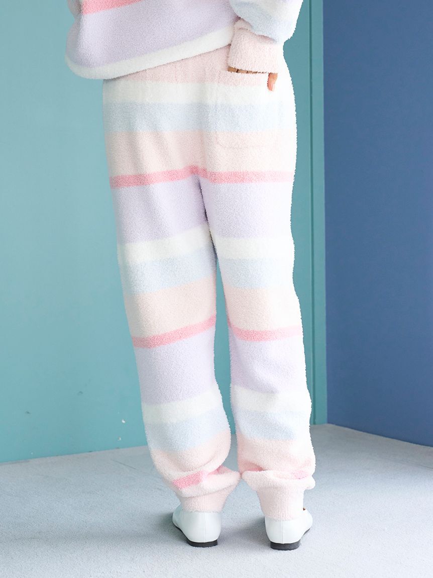 gelato pique「ベビモコカラフルボーダーロングパンツ」|ルームウェア|