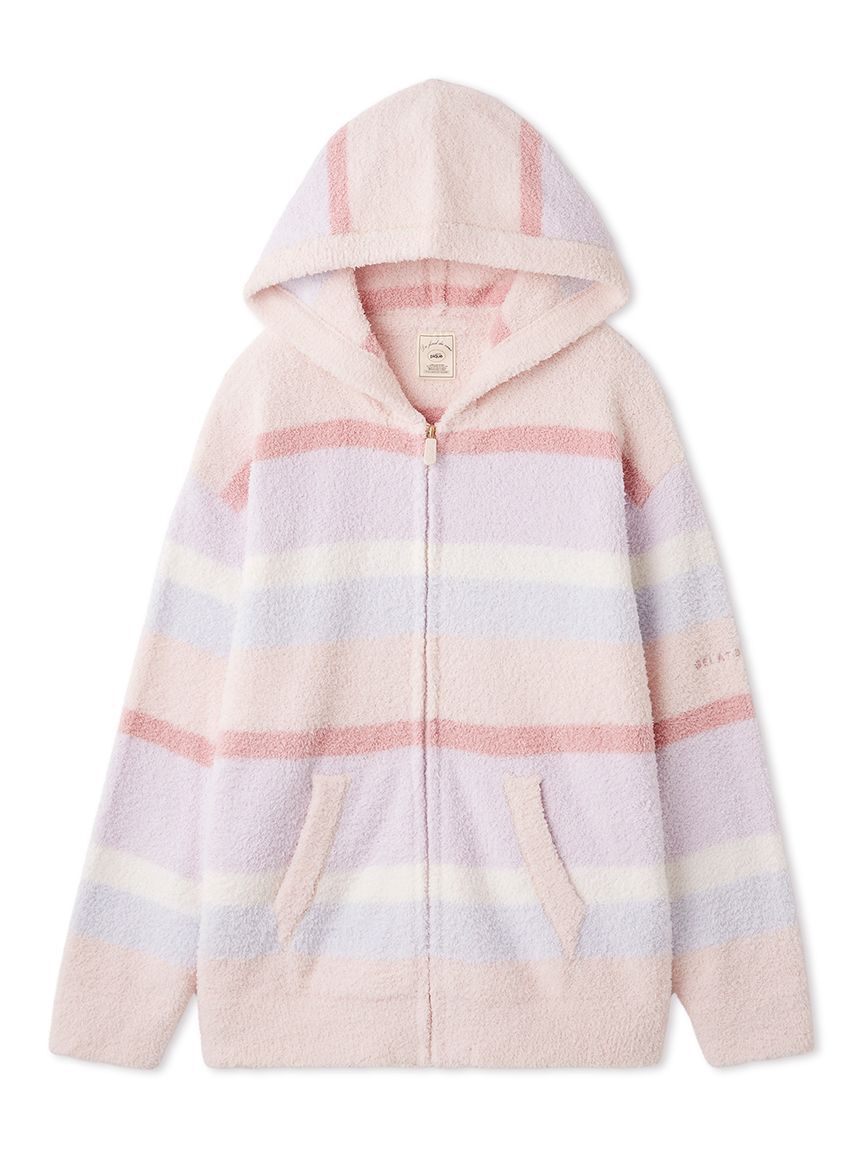 gelato pique「ベビモコカラフルボーダーパーカ」|ルームウェア|