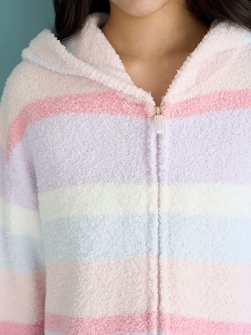 gelato pique「ベビモコカラフルボーダーパーカ」|ルームウェア|