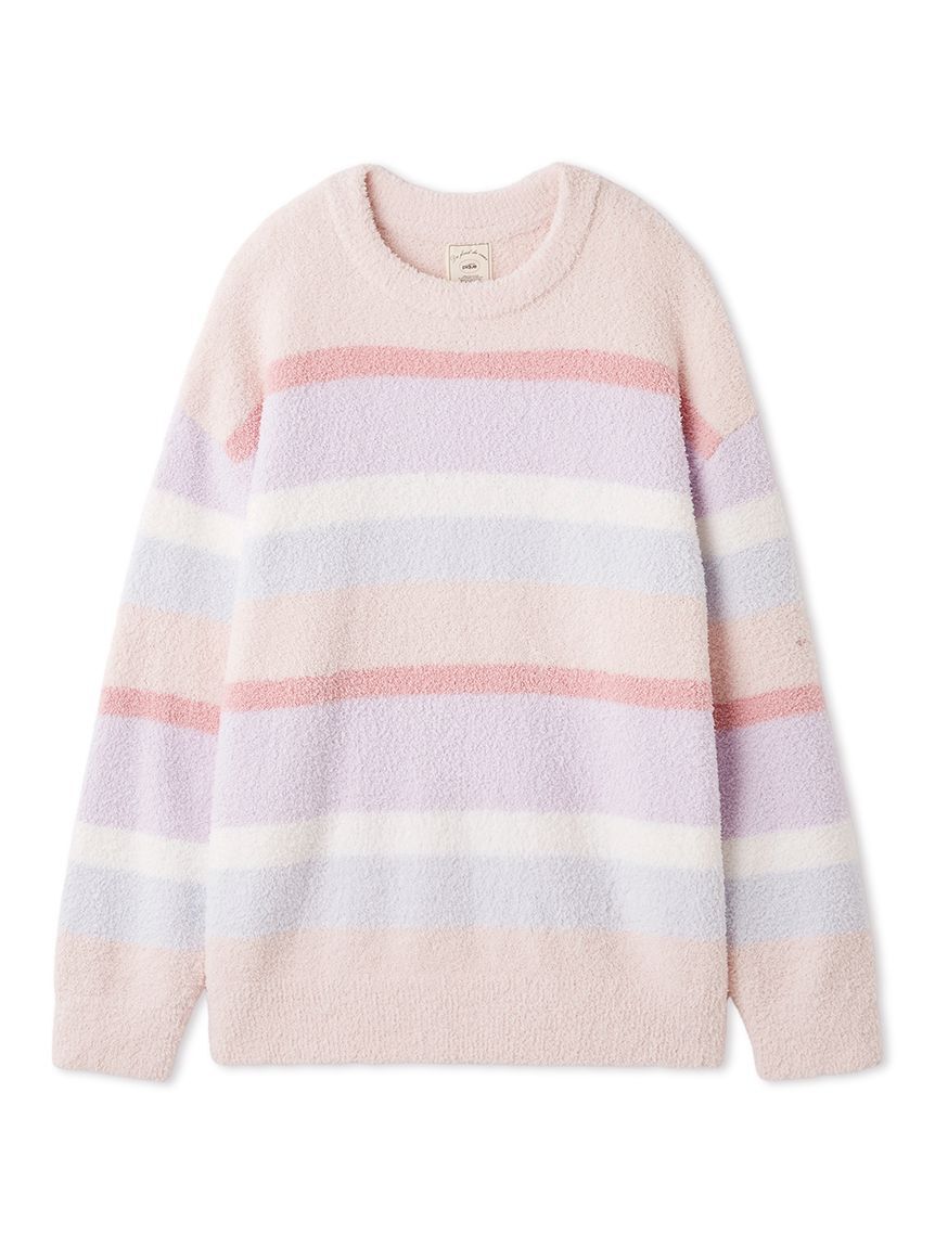 gelato pique「ベビモコカラフルボーダープルオーバー」|ルームウェア|