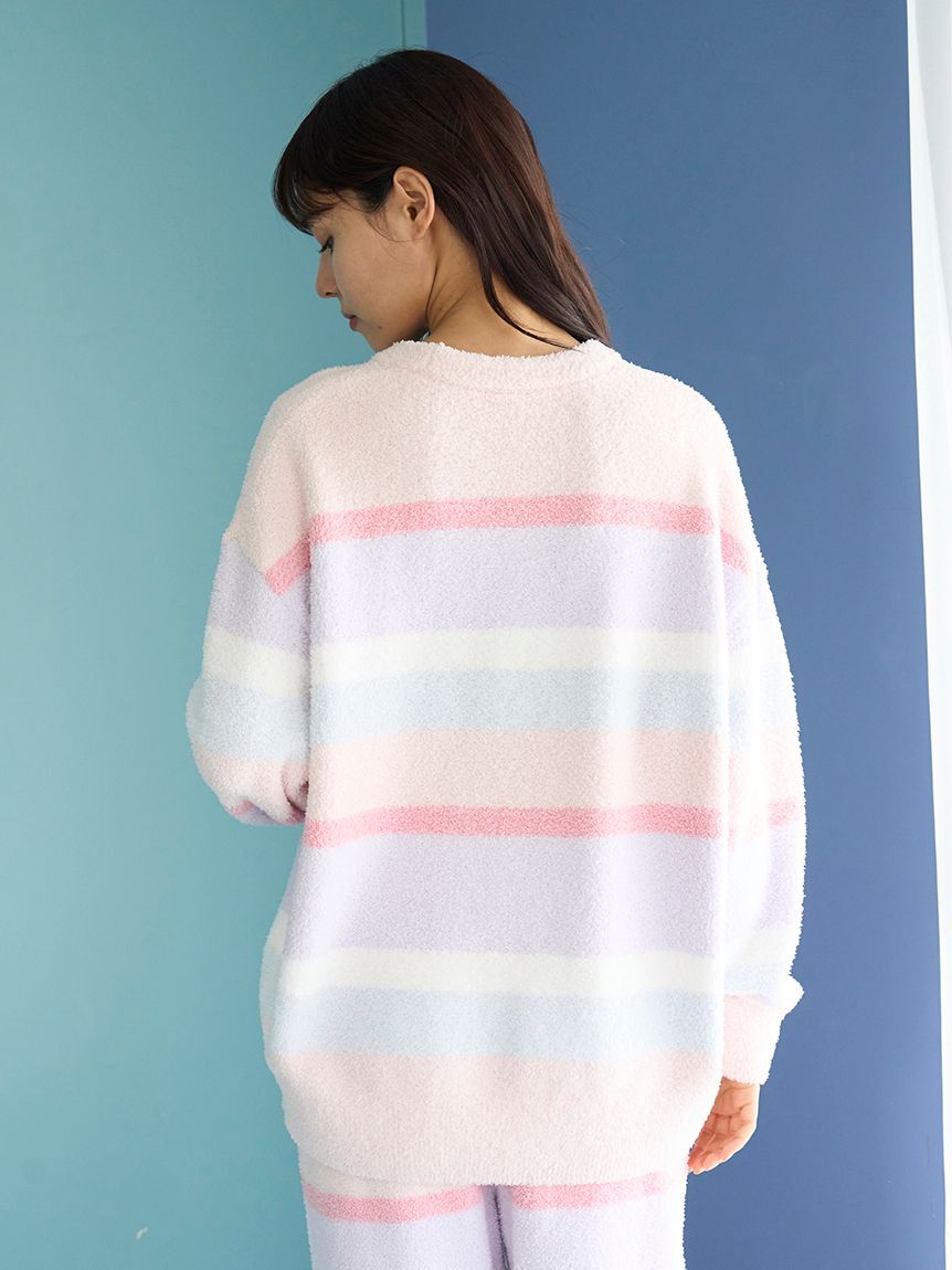 gelato pique「ベビモコカラフルボーダープルオーバー」|ルームウェア|
