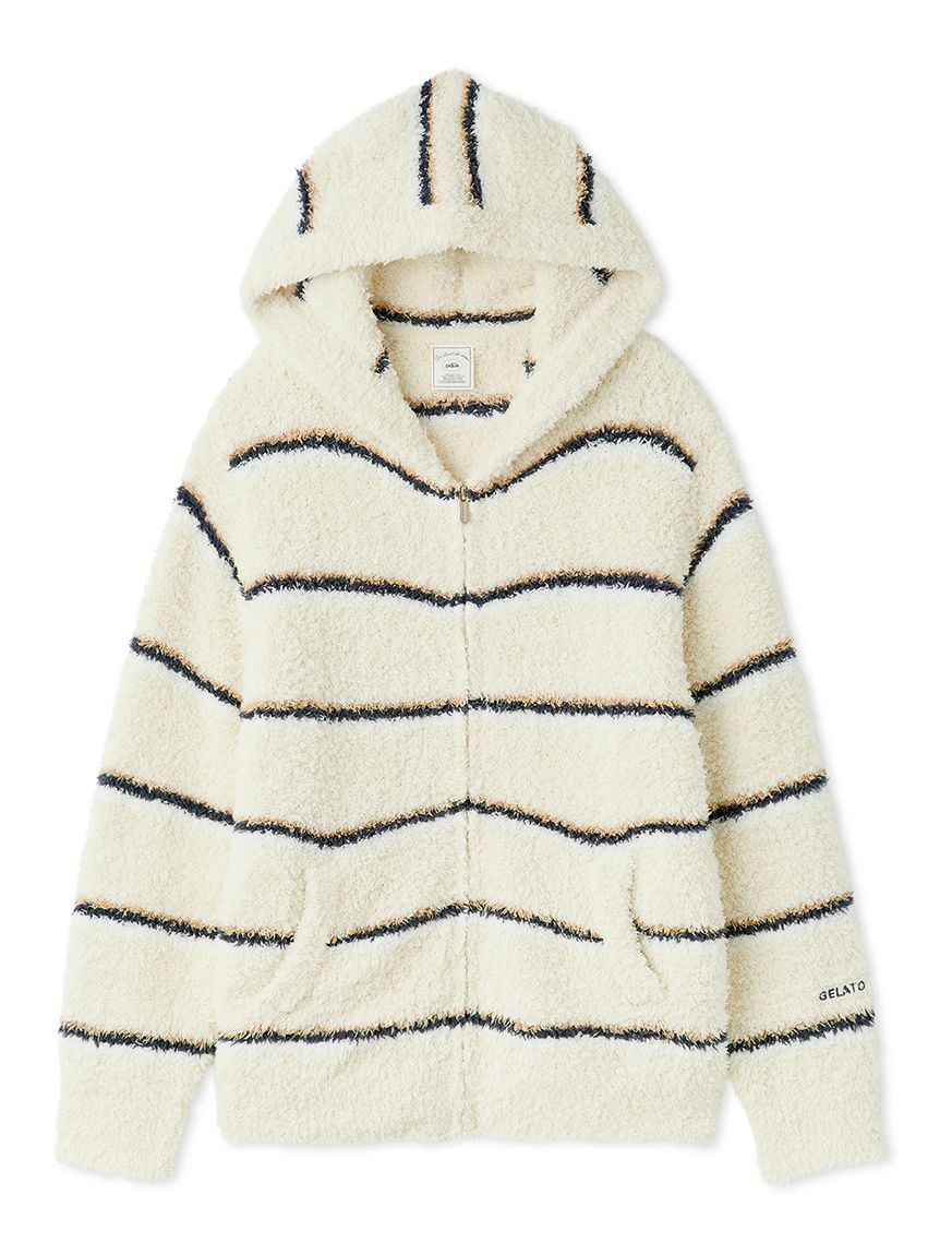 gelato pique「ジェラートボーダーパーカ」|ルームウェア|