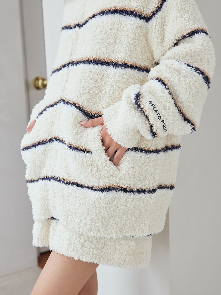 gelato pique「ジェラートボーダーパーカ」|ルームウェア|