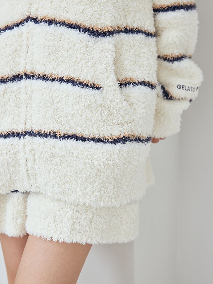 gelato pique「ジェラートボーダーパーカ」|ルームウェア|