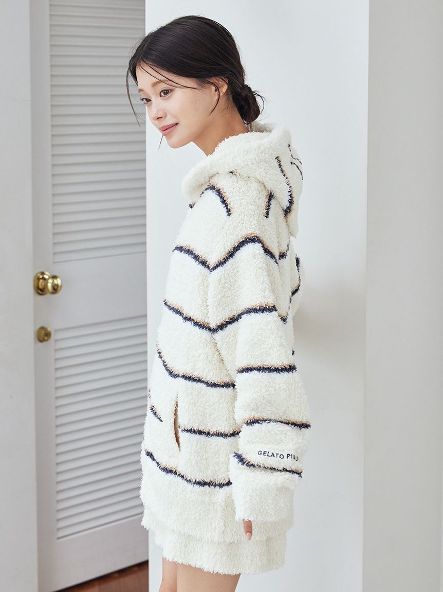 gelato pique「ジェラートボーダーパーカ」|ルームウェア|