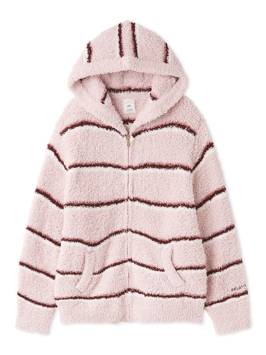 gelato pique「ジェラートボーダーパーカ」|ルームウェア|PNK