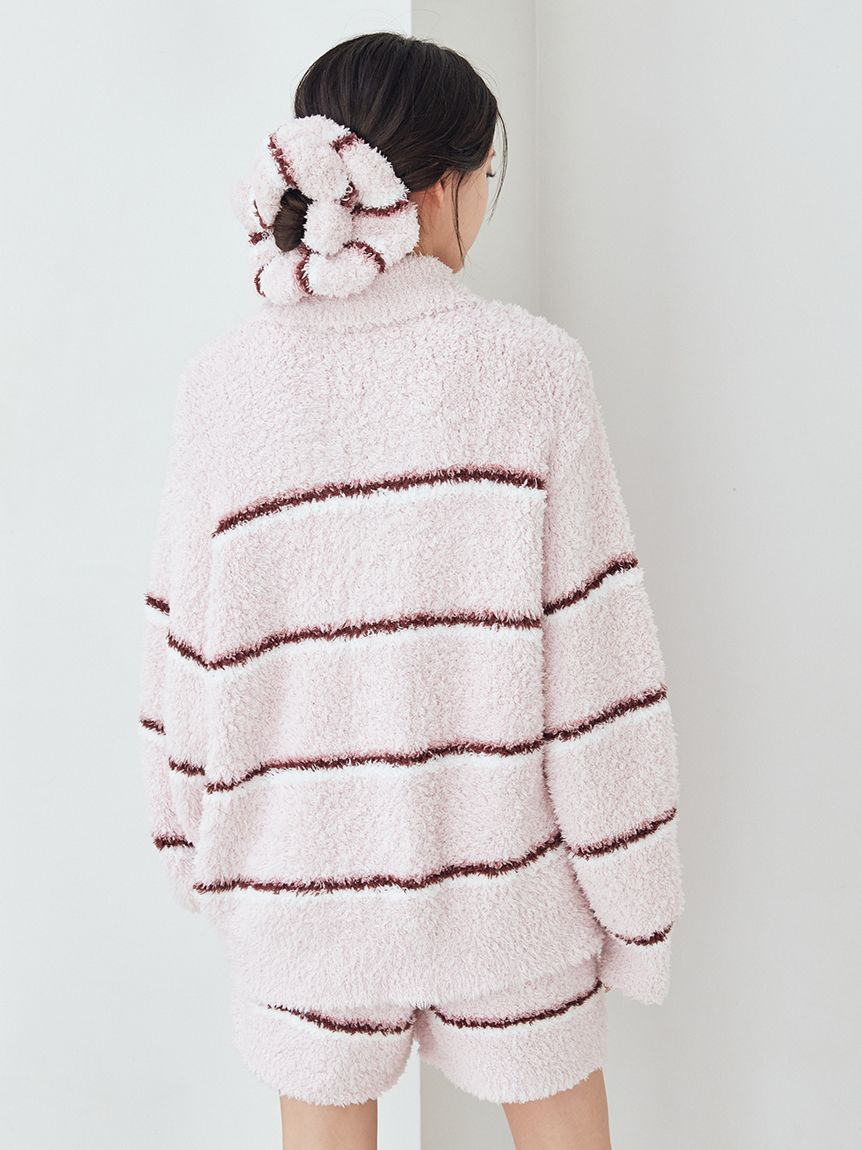 gelato pique「ジェラートボーダーポロ衿プルオーバー」|ルームウェア|