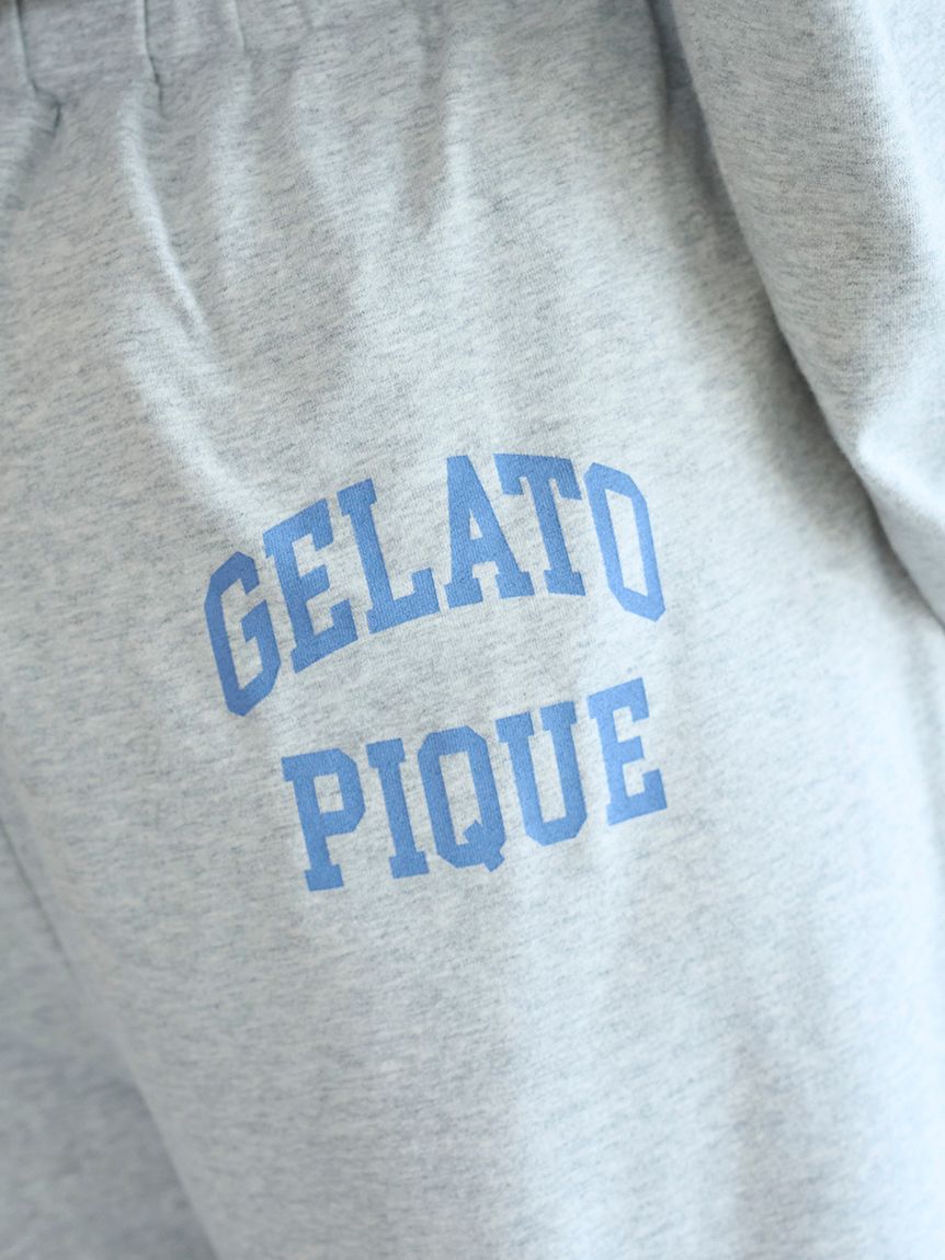gelato pique「カレッジロゴロングパンツ」|ルームウェア|