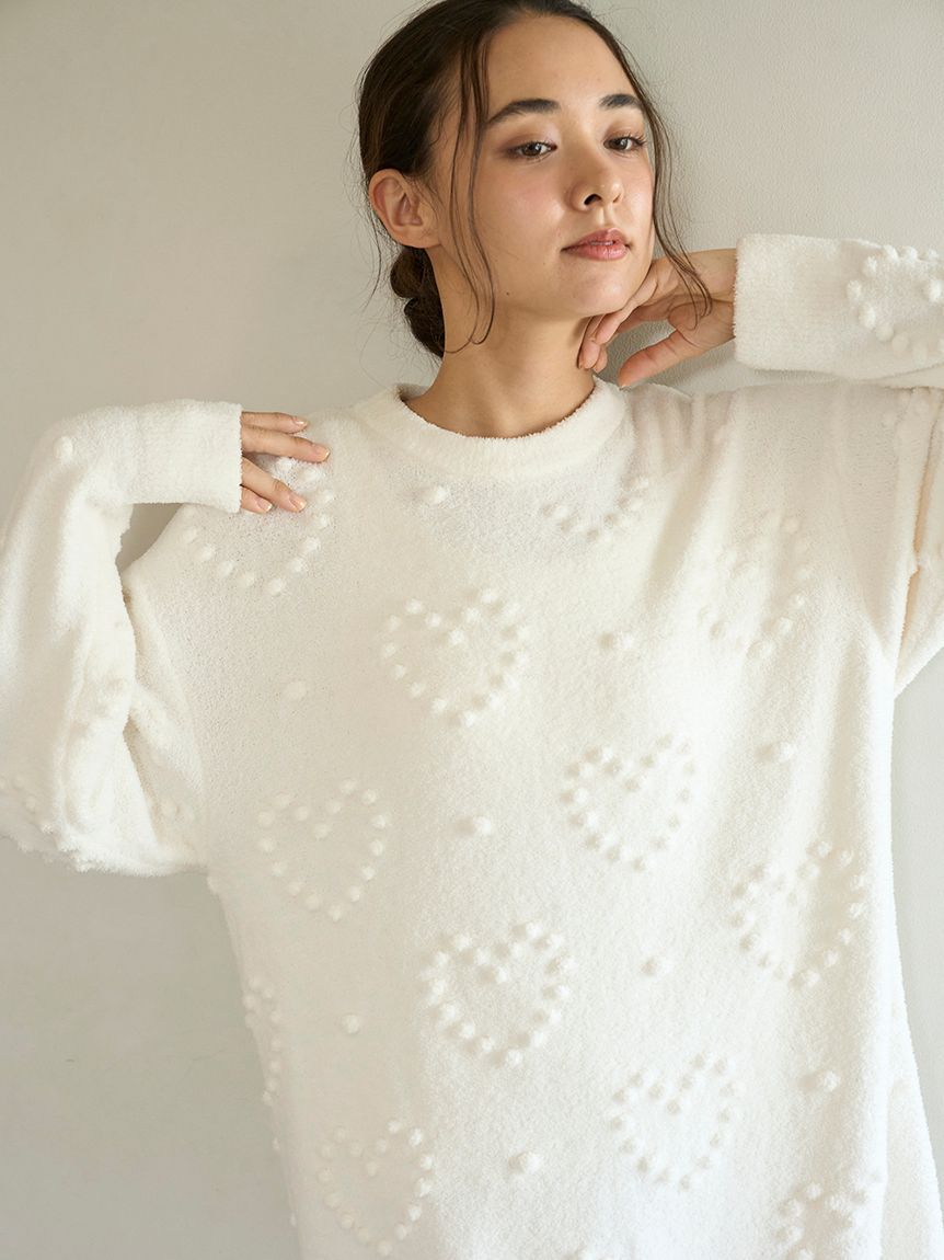 gelato pique「ハート柄ワンピース」|ルームウェア|