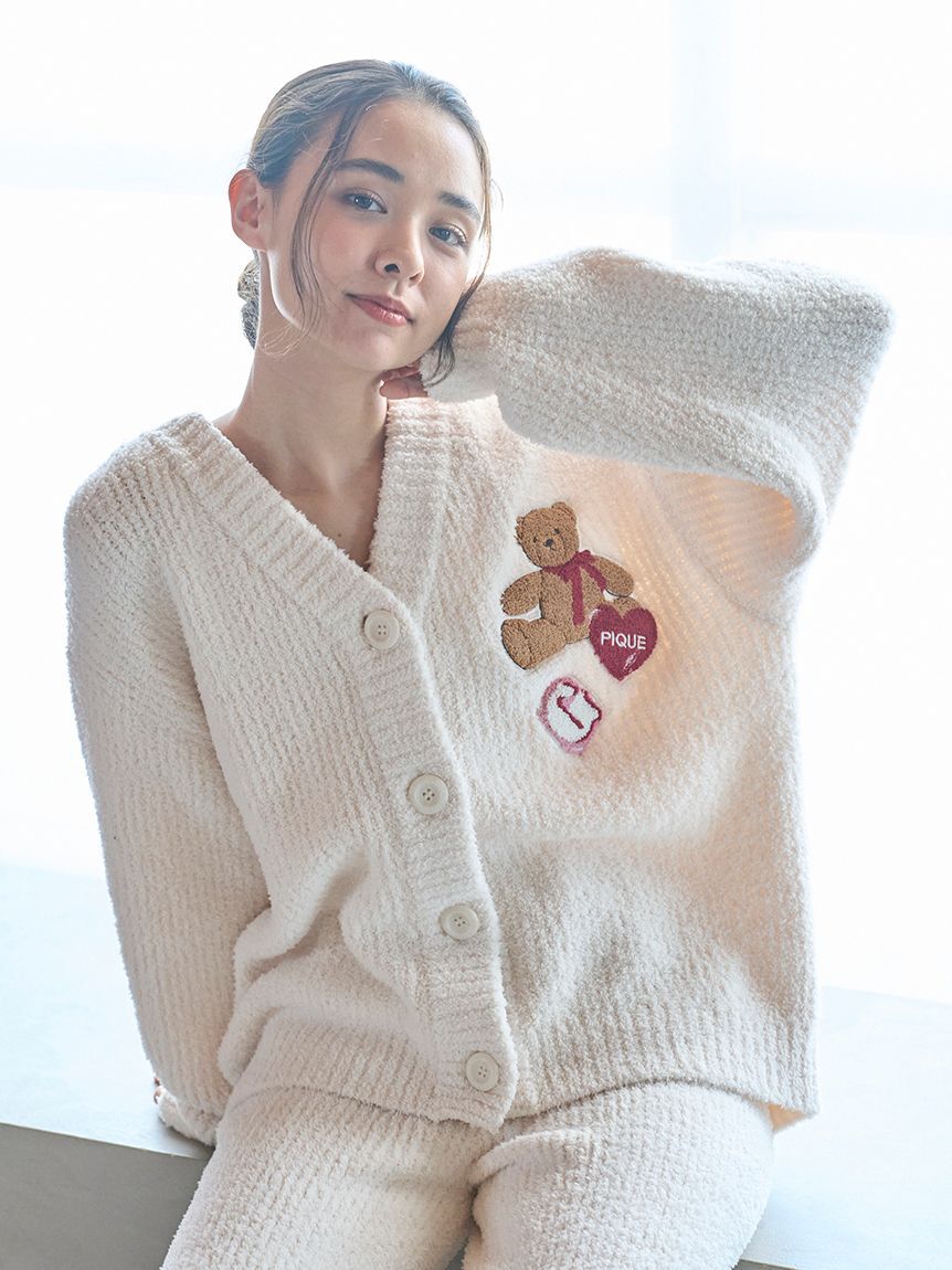gelato pique「ベビモコベアさがらカーディガン」|ルームウェア|IVR