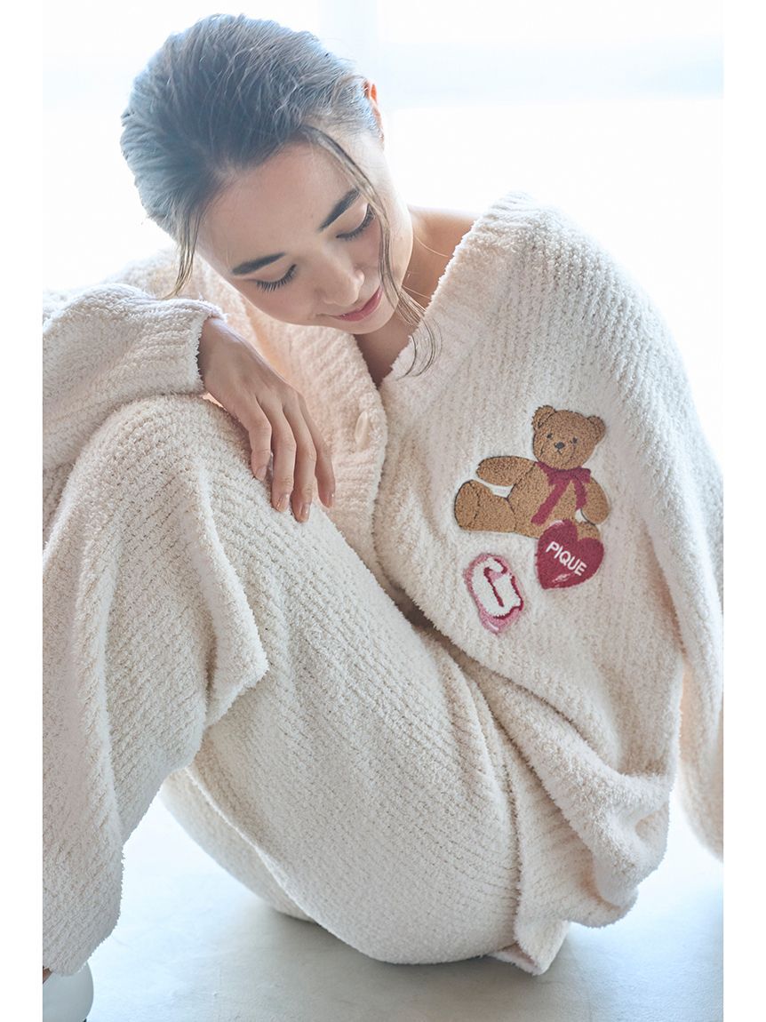 gelato pique「ベビモコベアさがらカーディガン」|ルームウェア|