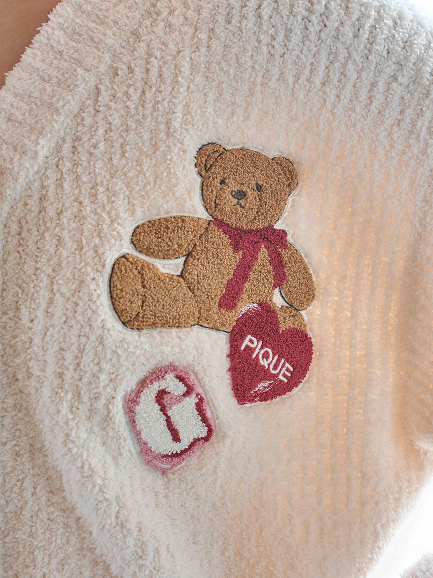 gelato pique「ベビモコベアさがらカーディガン」|ルームウェア|