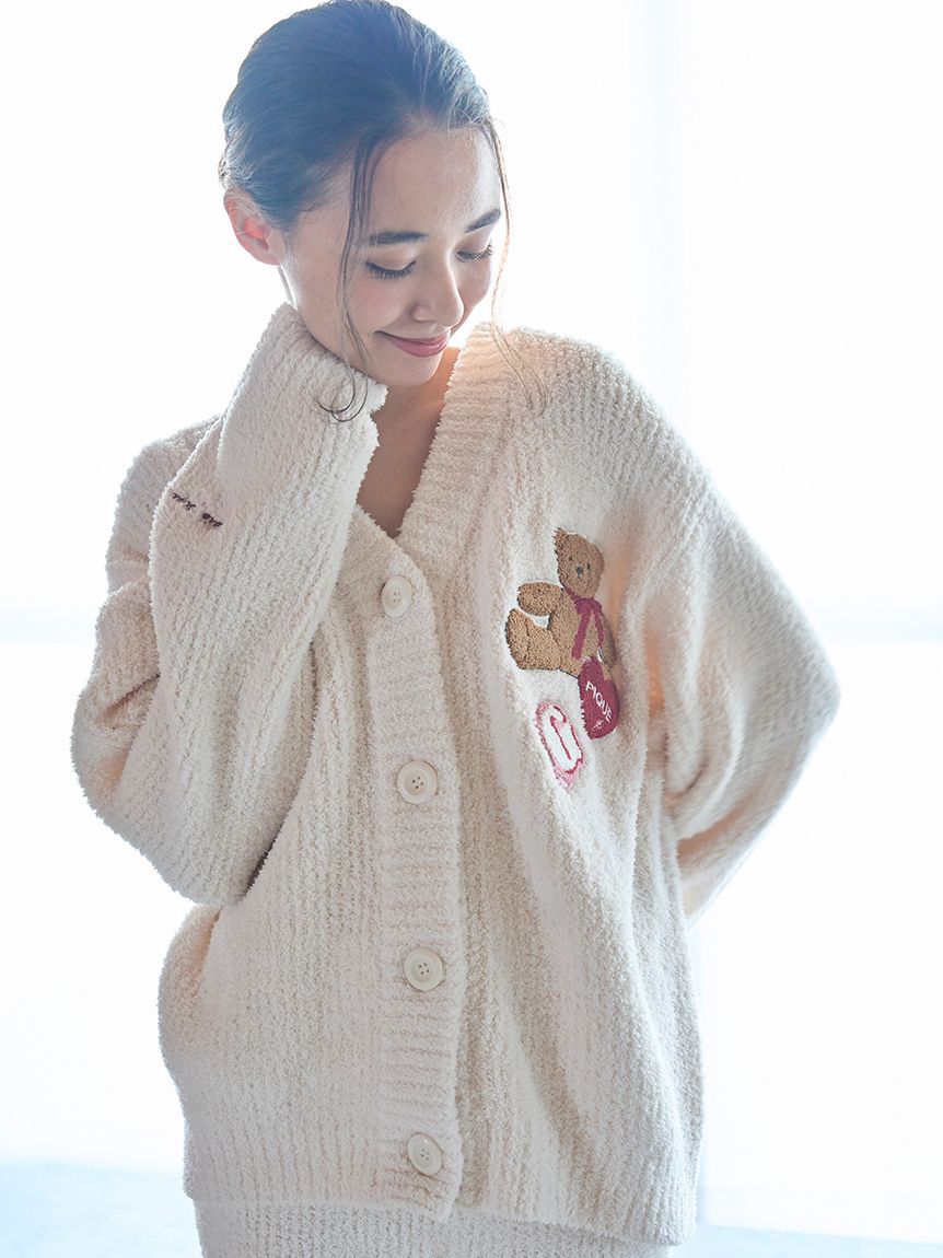 gelato pique「ベビモコベアさがらカーディガン」|ルームウェア|