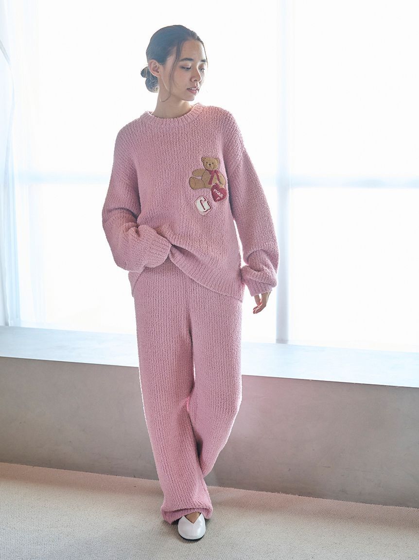 gelato pique「【ONLINE限定】ベビモコベアさがらプルオーバー＆ロングパンツセット」|ルームウェア|