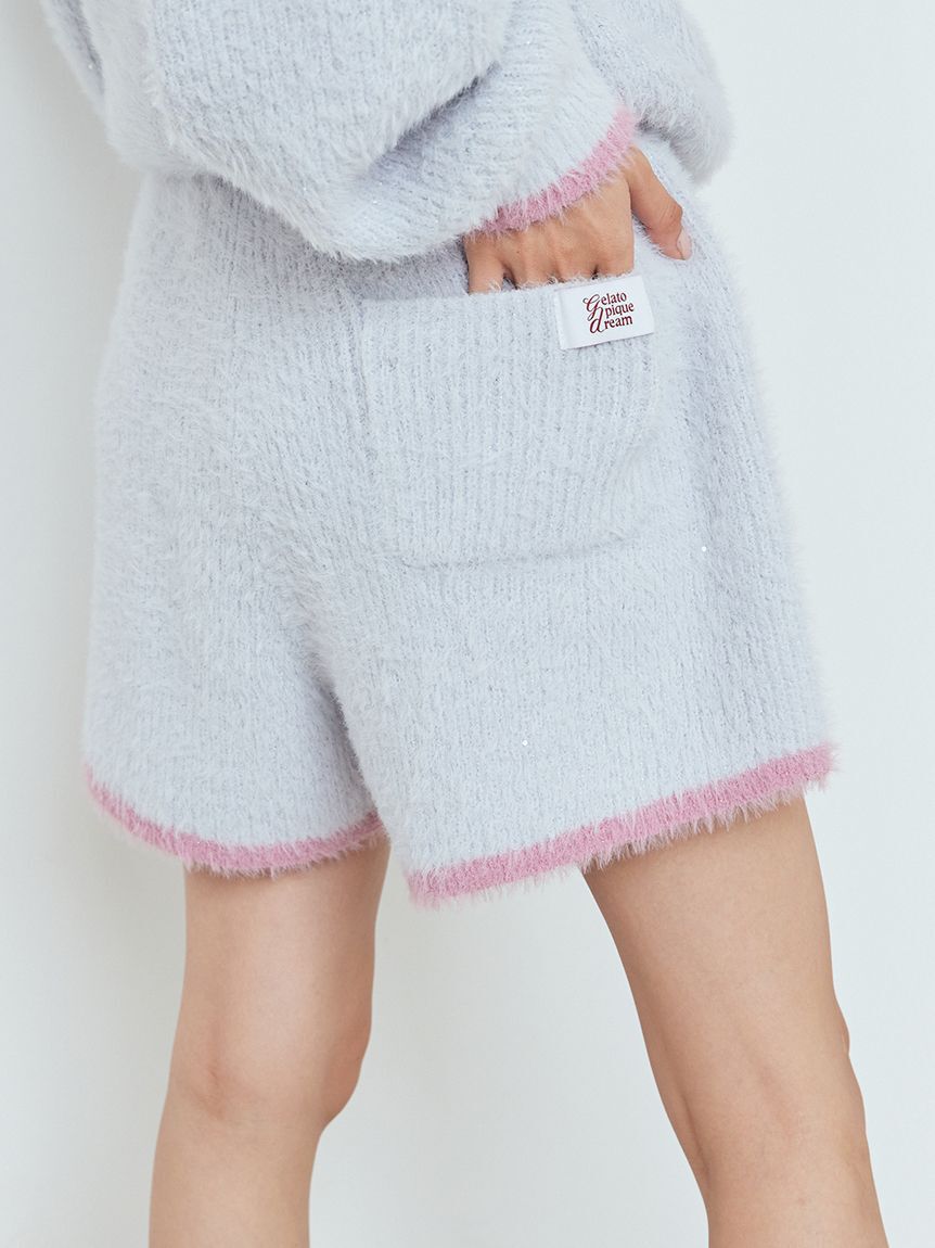 gelato pique「ラメフェザーショートパンツ」|ルームウェア|