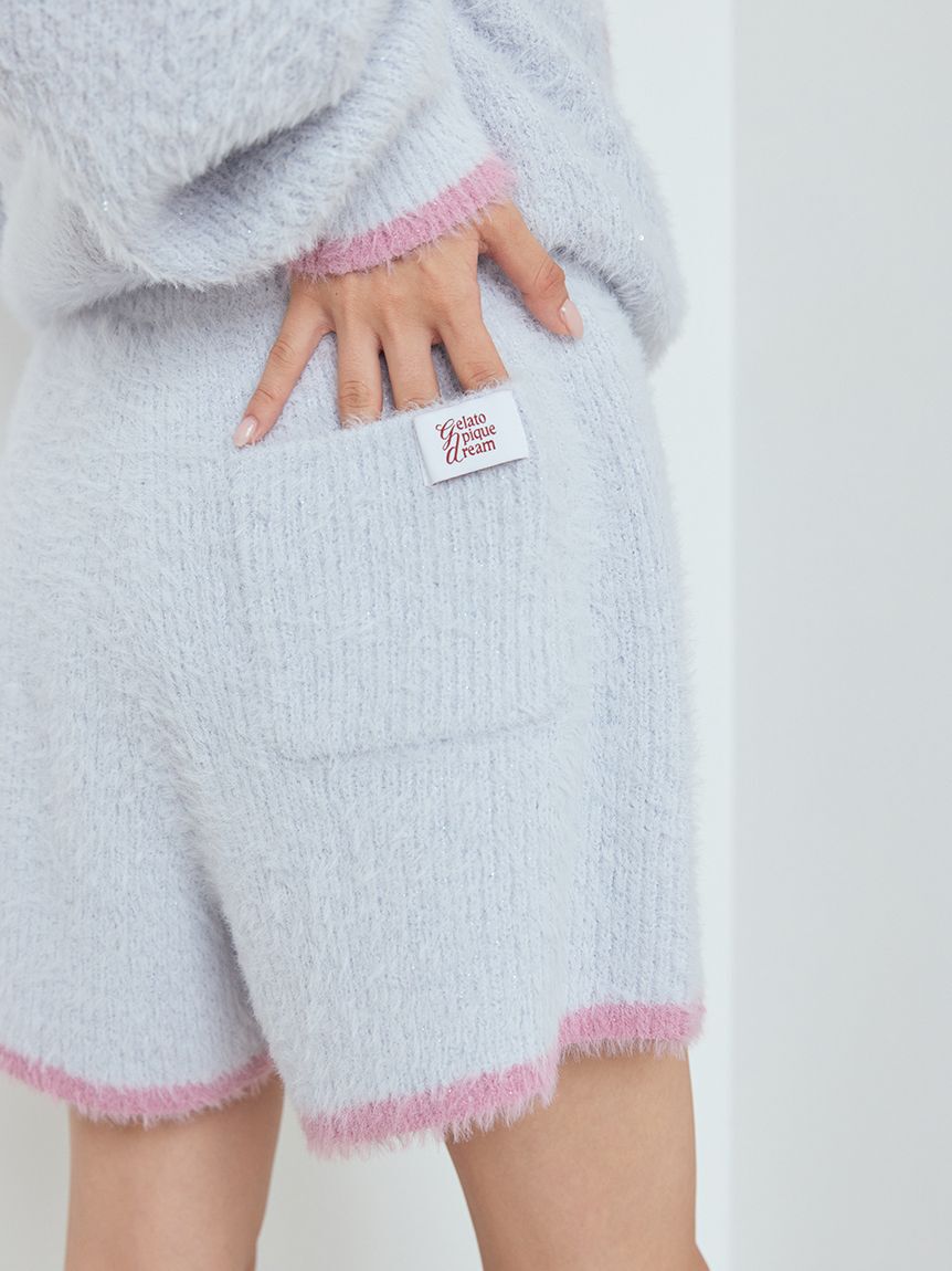 gelato pique「ラメフェザーショートパンツ」|ルームウェア|