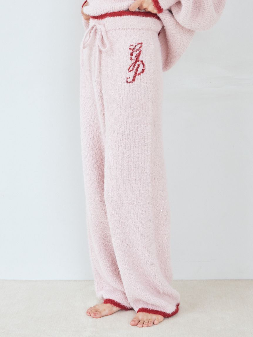 gelato pique「ラメフェザーロングパンツ」|ルームウェア|