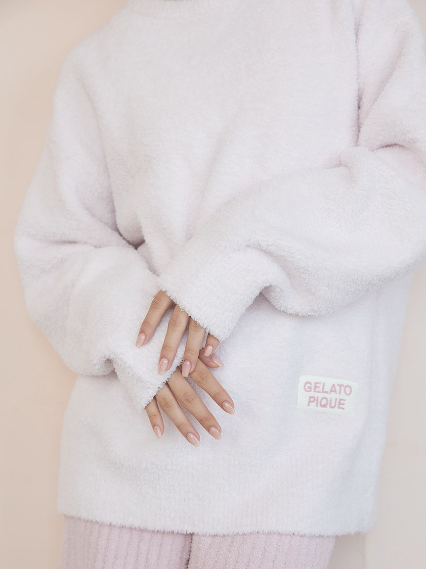 gelato pique「カラフルパウダープルオーバー＆ベビモコリブロングパンツセット」|ルームウェア|