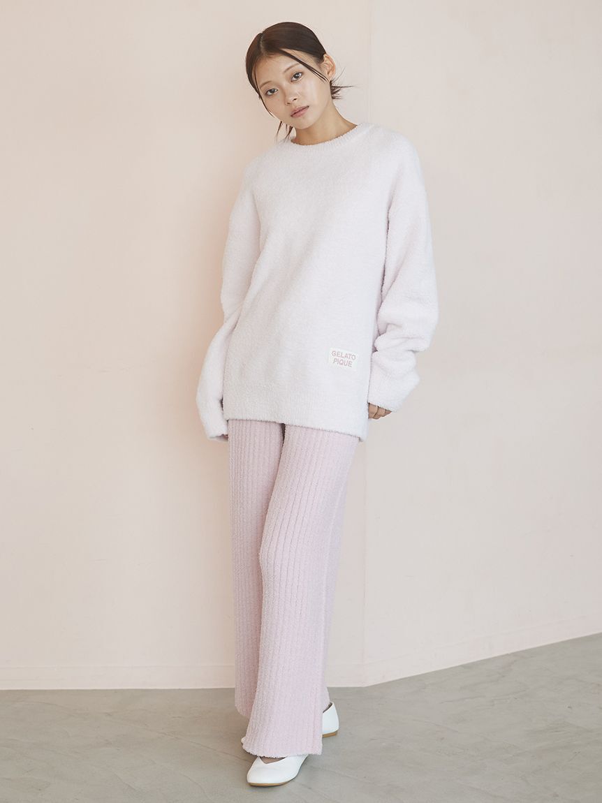 gelato pique「カラフルパウダープルオーバー＆ベビモコリブロングパンツセット」|ルームウェア|PNK