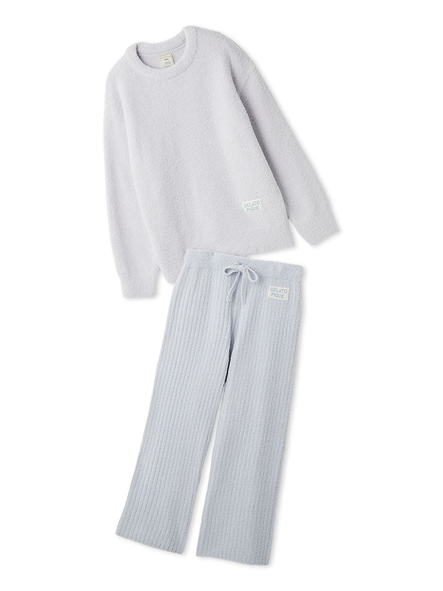 gelato pique「カラフルパウダープルオーバー＆ベビモコリブロングパンツセット」|ルームウェア|BLU