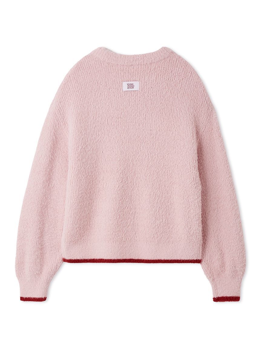 gelato pique「ラメフェザープルオーバー」|ルームウェア|