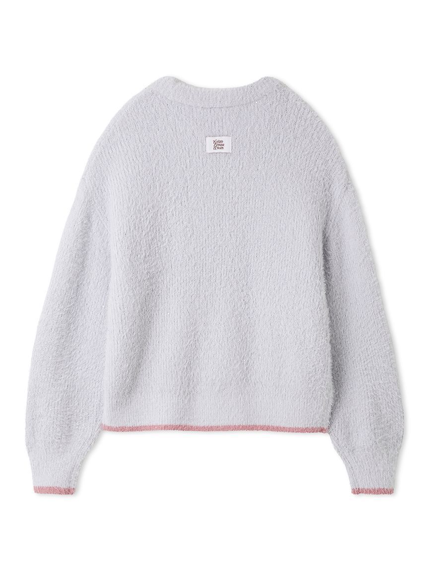 gelato pique「ラメフェザープルオーバー」|ルームウェア|