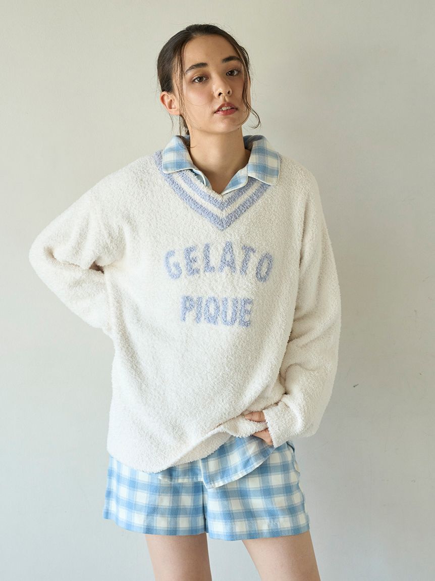 gelato pique「べビモコプレッピープルオーバー」|ルームウェア|