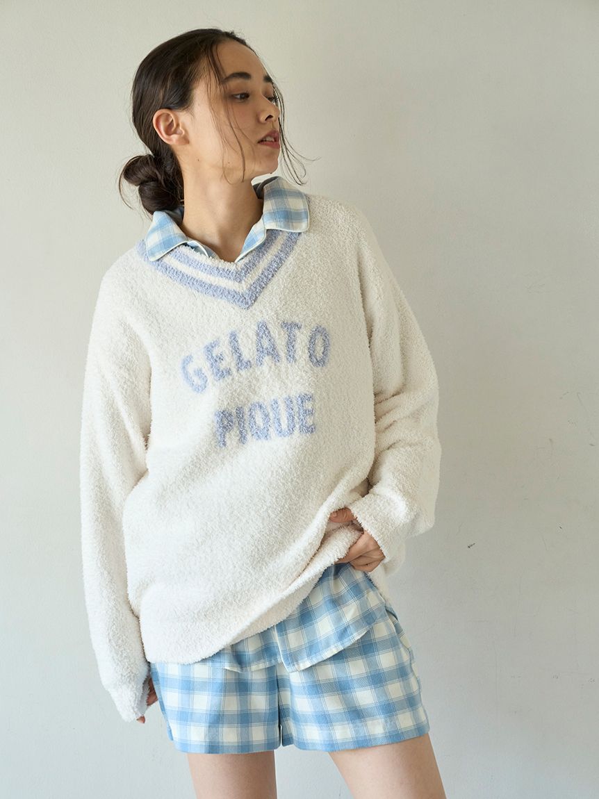 gelato pique「べビモコプレッピープルオーバー」|ルームウェア|