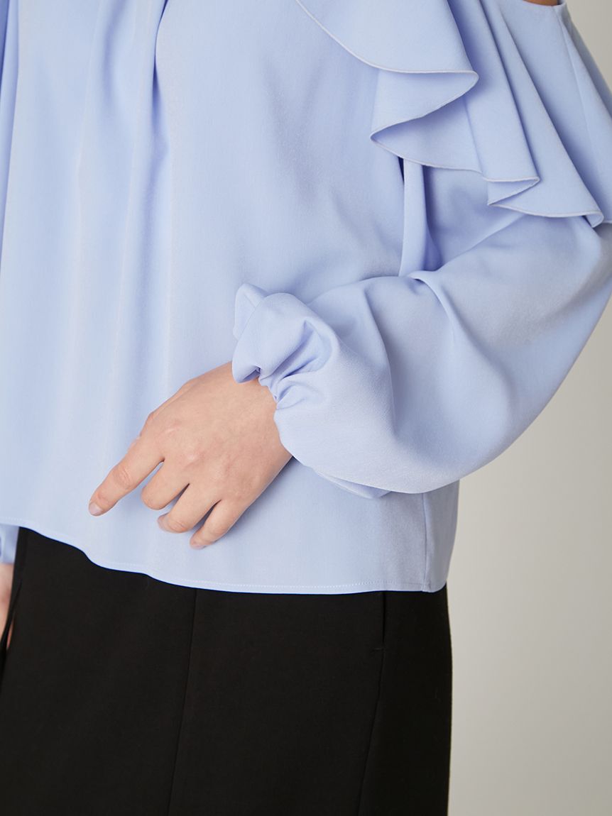 FRAY I.D「【限定カラー】2wayショルダーフリルボウタイブラウス」|シャツ・ブラウス|