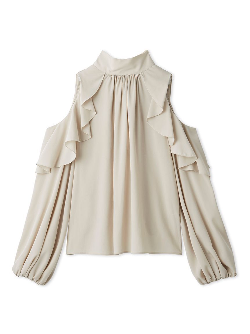 FRAY I.D「【限定カラー】2wayショルダーフリルボウタイブラウス」|シャツ・ブラウス|