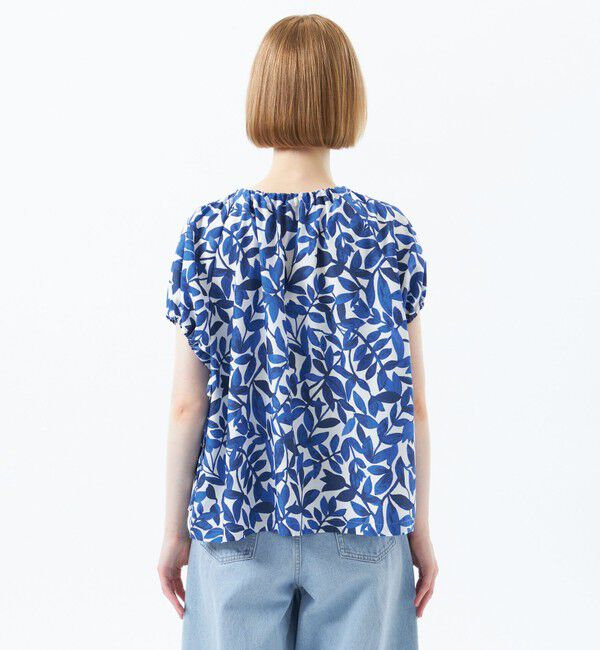 MACKINTOSH PHILOSOPHY「リーフプリントブラウス」|シャツ・ブラウス|