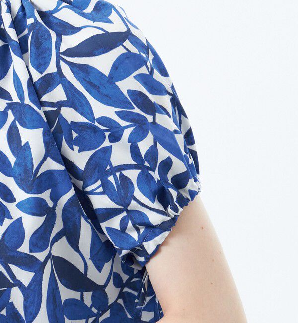 MACKINTOSH PHILOSOPHY「リーフプリントブラウス」|シャツ・ブラウス|