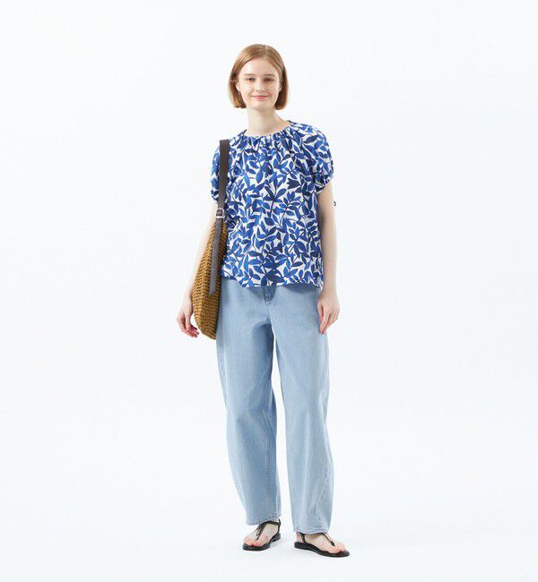 MACKINTOSH PHILOSOPHY「リーフプリントブラウス」|シャツ・ブラウス|