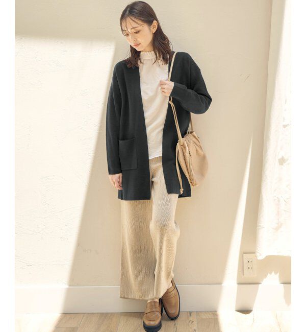 ikka「ヘリンボーンニットパンツ」|その他|