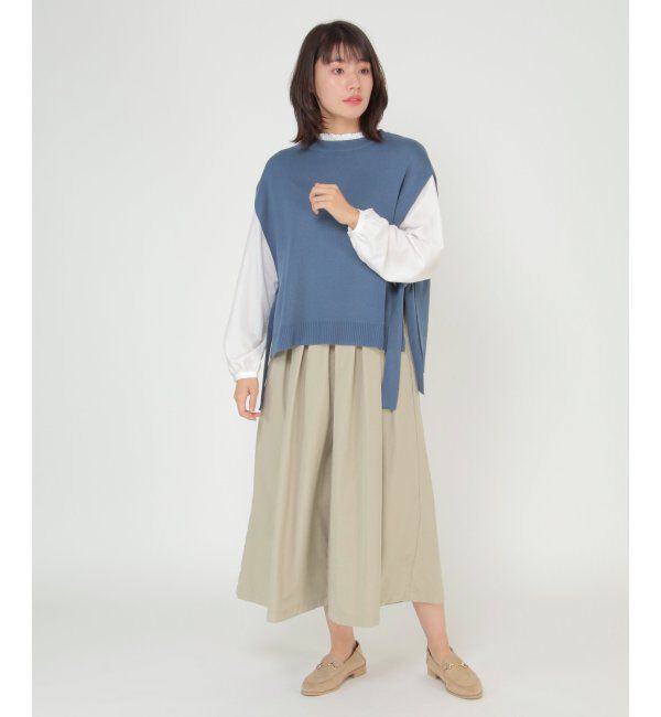 ikka「バックサテンタックスカーチョ」|その他|