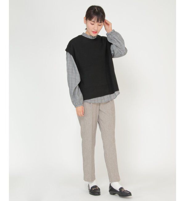 ikka「RENUウーリッシュフラノテーパード」|その他|