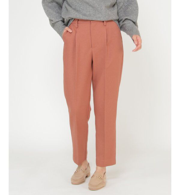 ikka「RENUウーリッシュフラノテーパード」|その他|レンガ