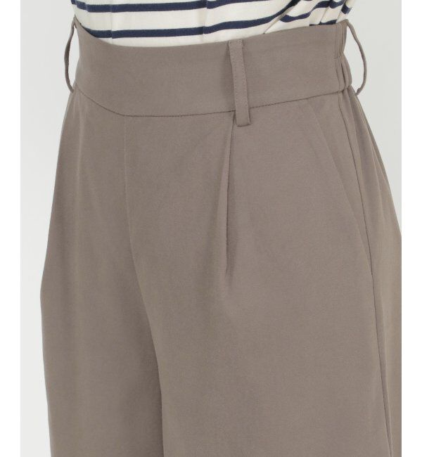 ikka「フェイクスエードワイドパンツ」|その他|