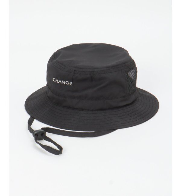 ikka kids「後ろメッシュバケットハット」|その他|ブラック