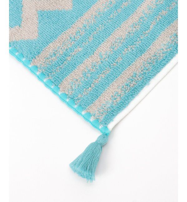 Lbc with Life「シェブロンボーダースリムフェイスタオル」|タオル|