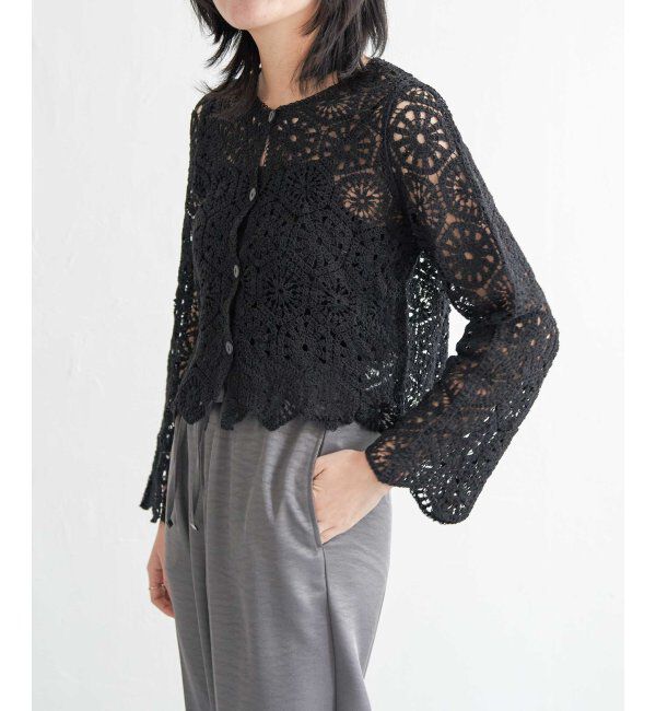 VENCE share style「かぎ編みカーディガン」|カーディガン|