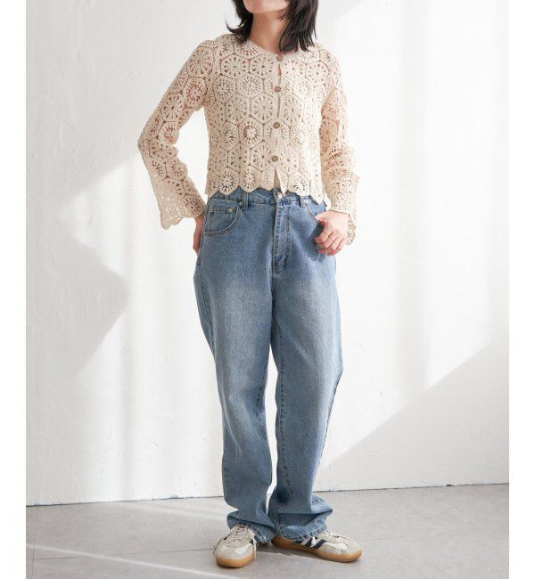 VENCE share style「かぎ編みカーディガン」|カーディガン|