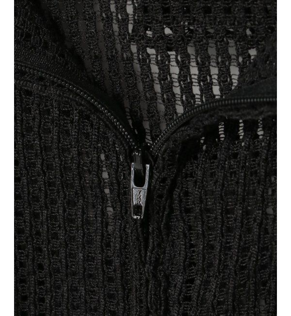 VENCE share style「メッシュフリルジップカーディガン」|カーディガン|