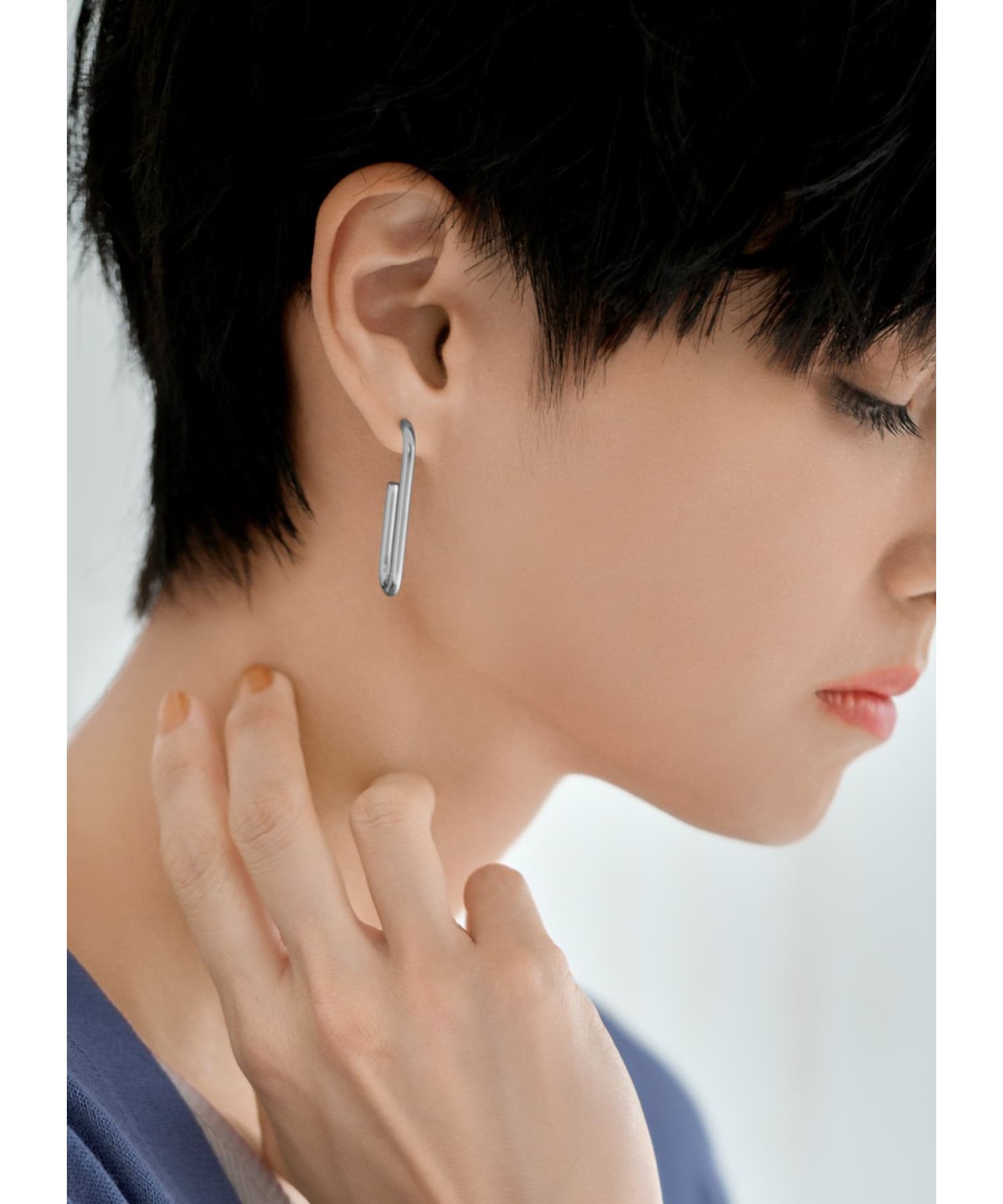 STYLE DELI「【金アレ対策】ロングフープステンレスピアス」|ピアス|